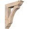 Ekena Millwork Legacy Traditional Smooth Bracket w/ Offset Brace, Douglas Fir, 7 1/2"W x 30"D x 36"H BKT0806X30X36LEC01SDF - alternate 1